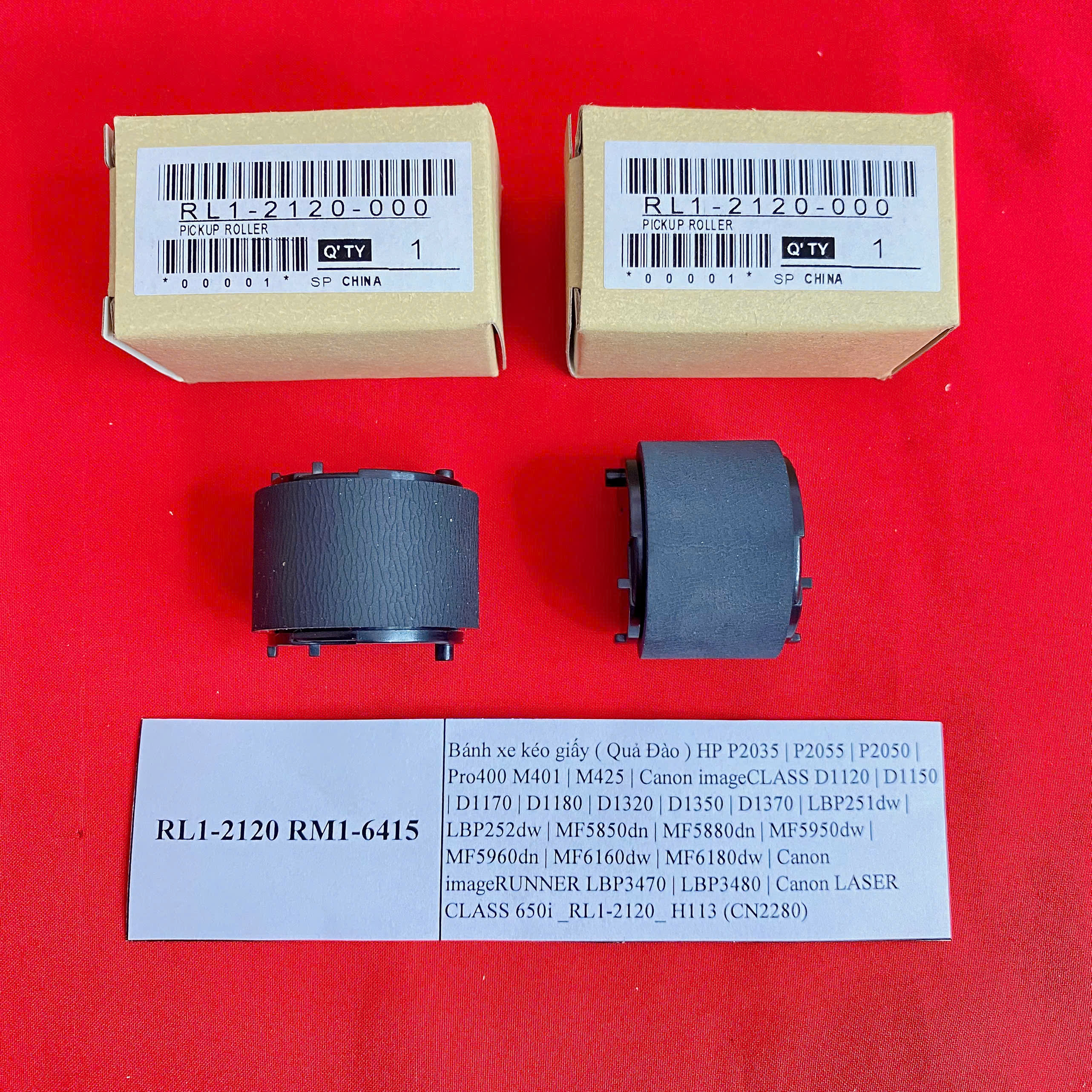 Bánh xe kéo giấy HP P2035 | P2055 | P2050 | Pro400 M401 | M425 | Canon imageCLASS D1120 | D1150 | D1170 | D1180 | D1320 | D1350 | D1370 | LBP251dw | LBP252dw | MF5850dn | MF5880dn | MF5950dw | MF5960d